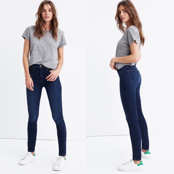 Madewell Denim - Madewell | Dark Wash 10” High Rise Skinny Jeans